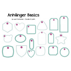 Stickserie - ITH Anhänger Basics